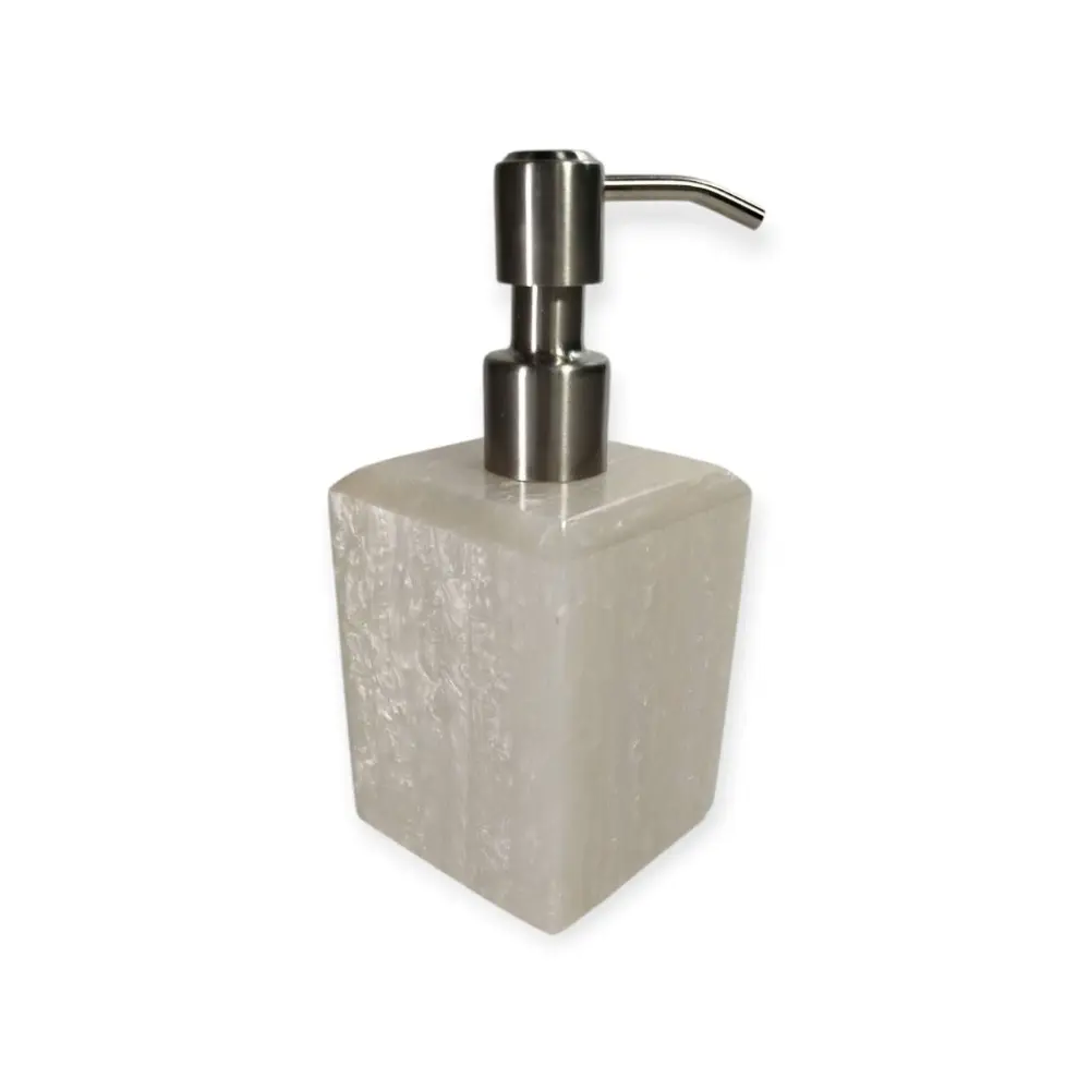 white pearl flow square dispenser | BD710-0802XA