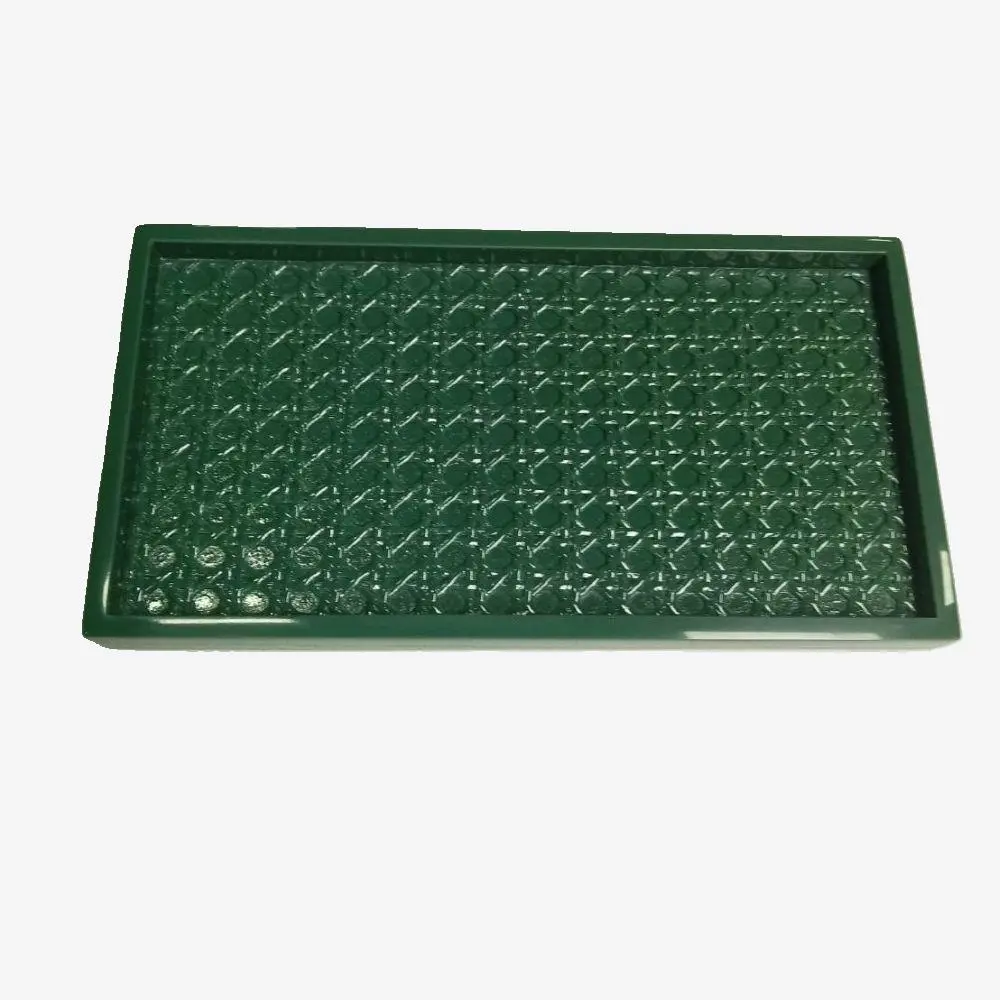 grey rattan towel tray 
